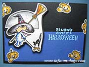 Halloween invitation card