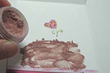 pouring powder