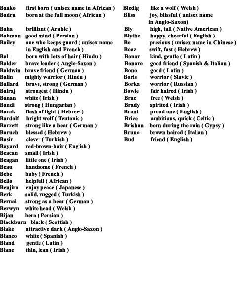 male dog names starting with B